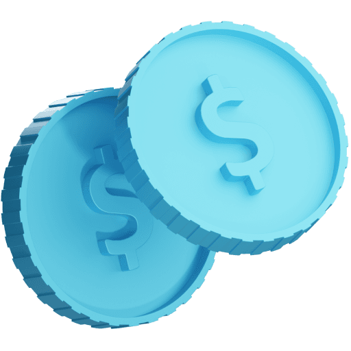 Blue Dollar Coins